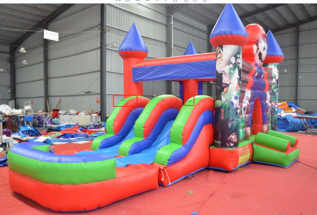Mario Hüpfburg Verleih Mieten Hüpfburgen Huepfburgen bouncy castles Wunder Event WunderEvent Party Geburtstag Slushi Popcorn Event Feier