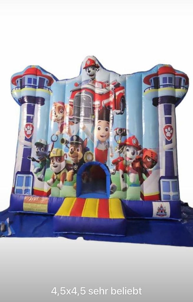 Paw Patrol Hüpfburg Verleih Mieten Hüpfburgen Huepfburgen bouncy castles Wunder Event WunderEvent Party Geburtstag Slushi Popcorn Event Feier3